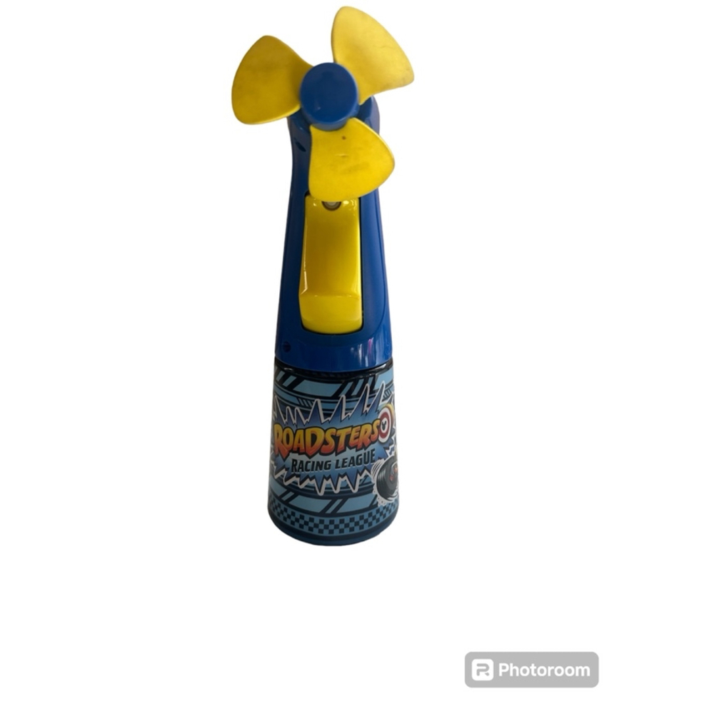 Unisex Unbranded Handheld Fan Blue Yellow